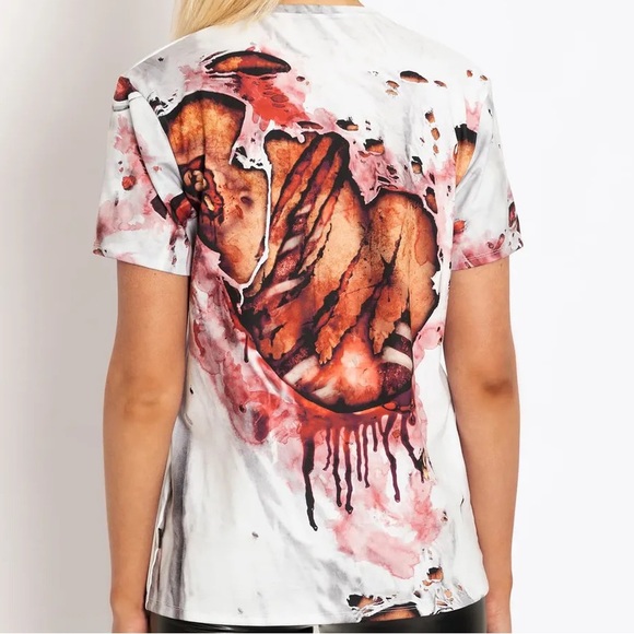 Blackmilk “ZOMBIE GUTS BFT” Size Medium M NWT Blood - Picture 6 of 16